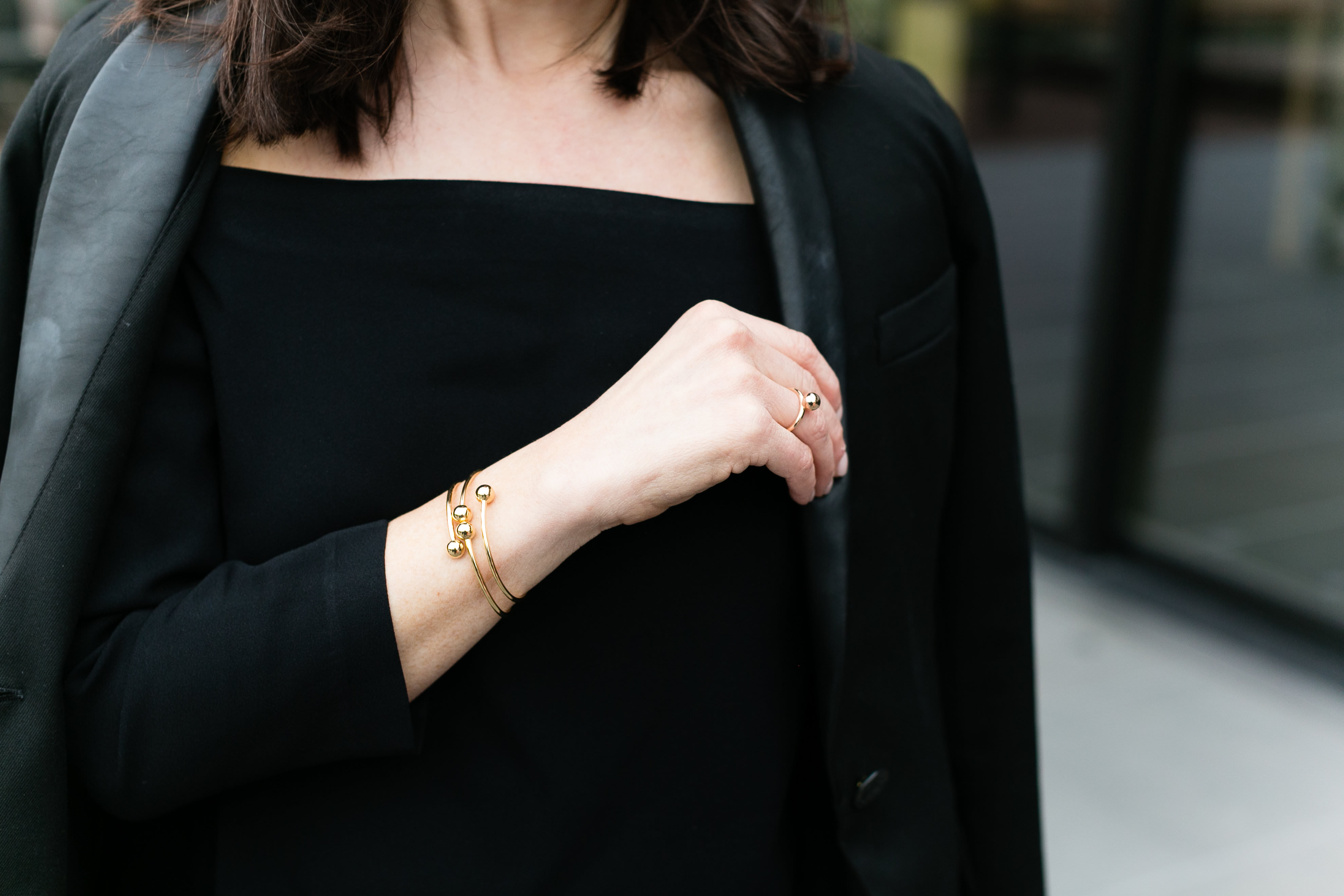 Tiffany ball store wire bracelet