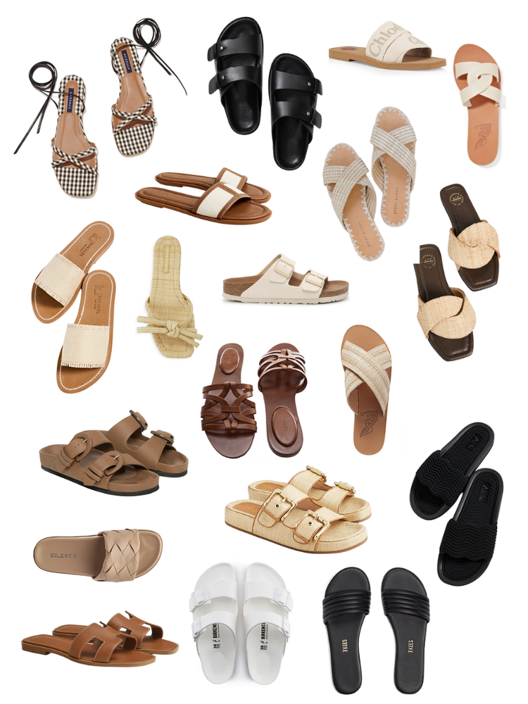 Casual Wear, JFN Appliques Decor Two Way Wear Flip Flops Strappy Slide  Sandals in 2023