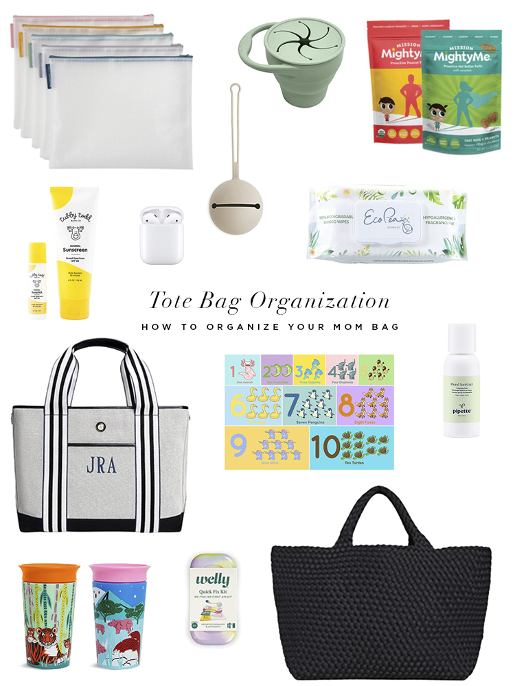 diaper bag - everything in my bag and how to keep goyard tote organized