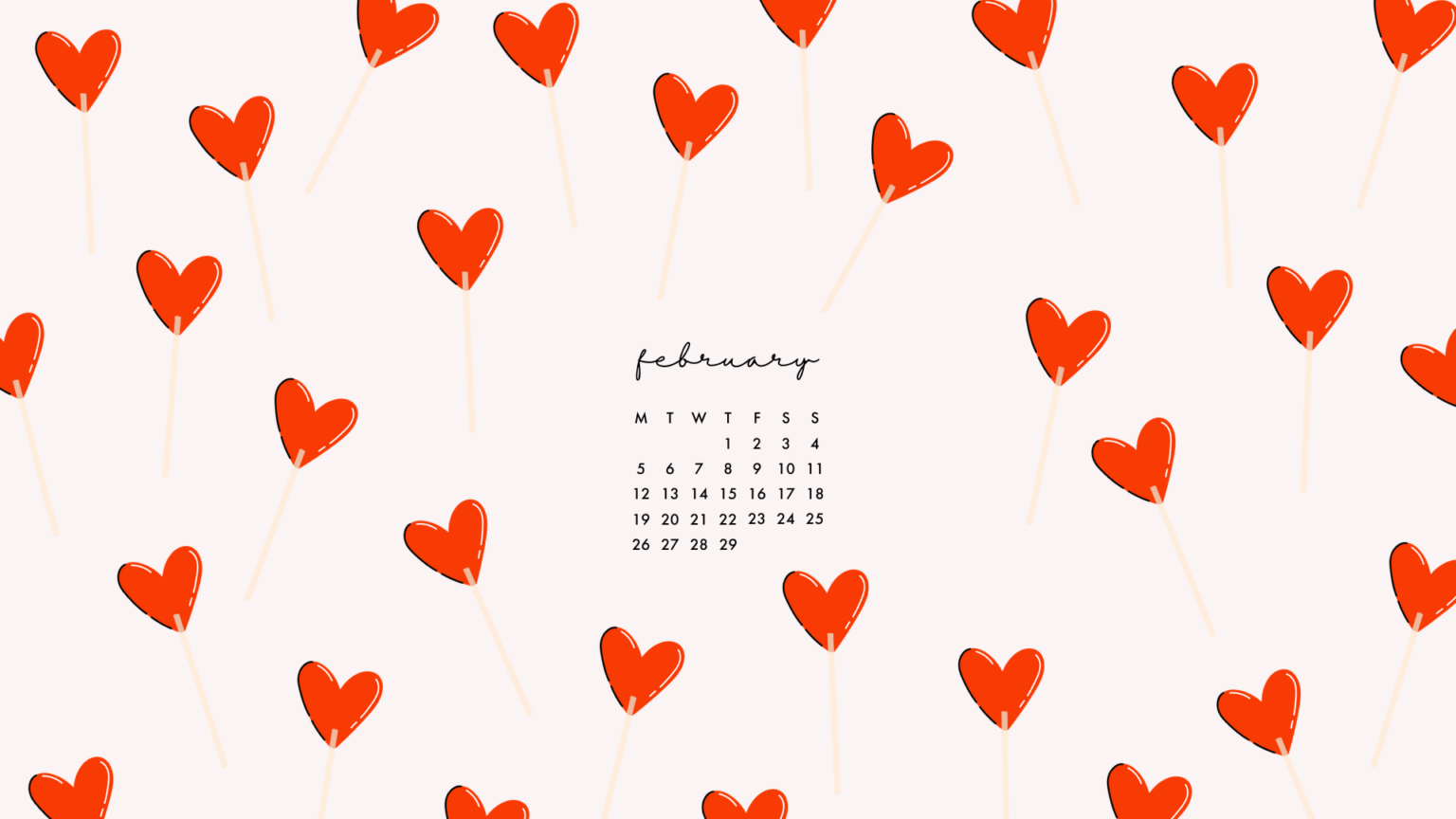 Free February Valentine's Tech Backgrounds